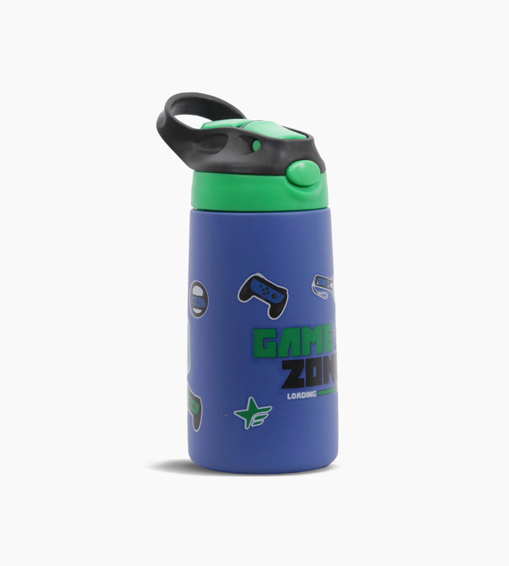 BOTELLA TERMICA 400 ml. AZUL "FOOTY" GAMER