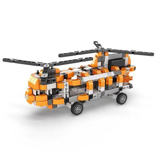 PLAYSET PARA ARMAR HELICOPTERO DE COMBATE "ENGINO" - Imagen 3