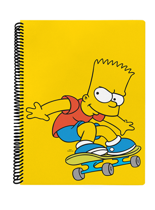 CUADERNO UNIVERSITARIO RAYADO "SIMPSONS"