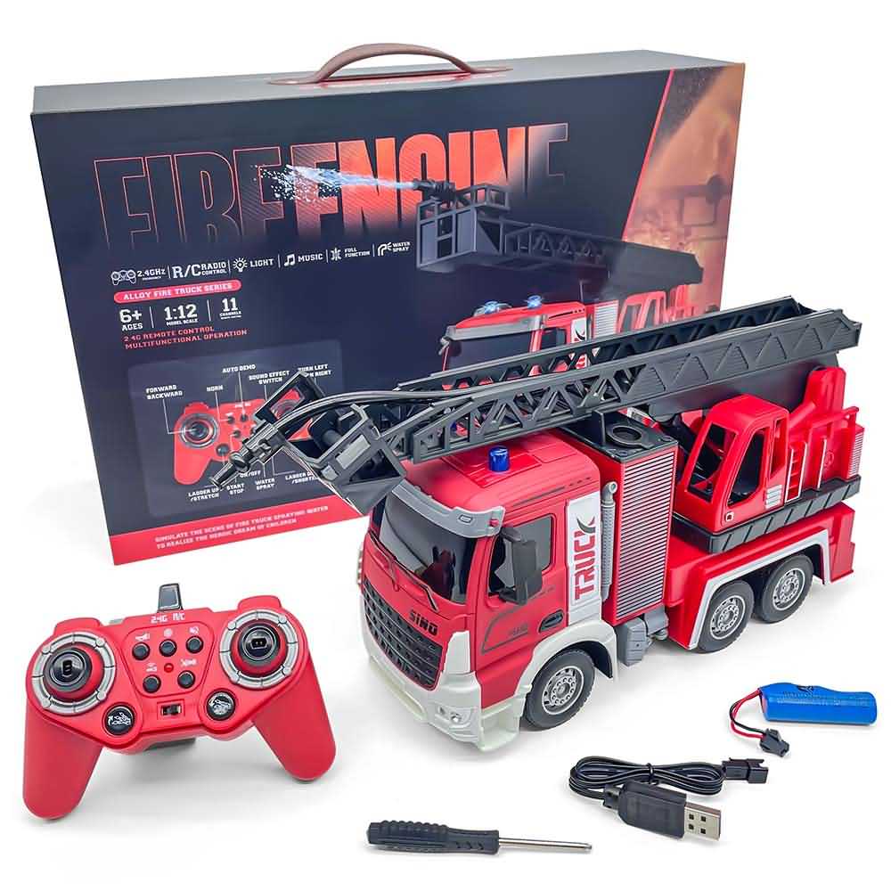 CAMION DE BOMBEROS A CONTROL REMOTO