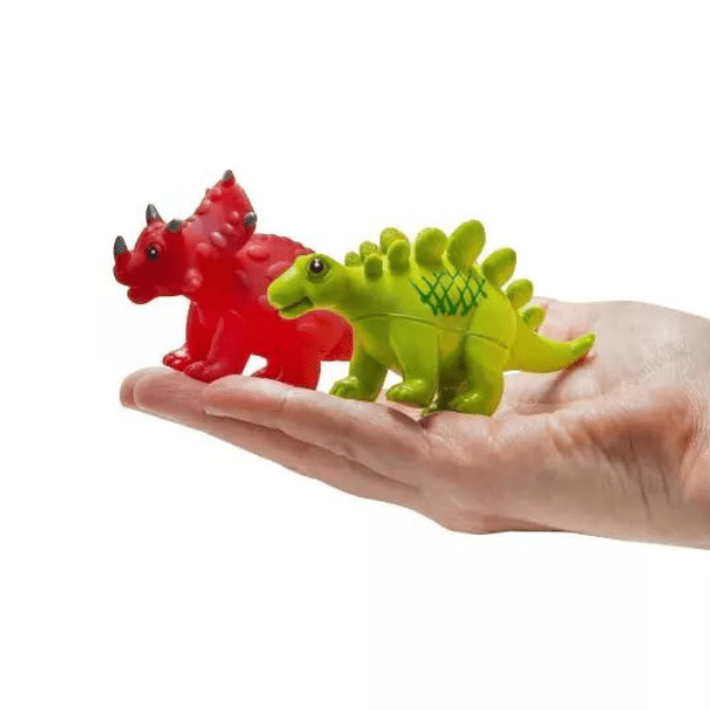 MINI DINOSAURIOS CARICATURA DE GOMA FLEXIBLE - Imagen 10