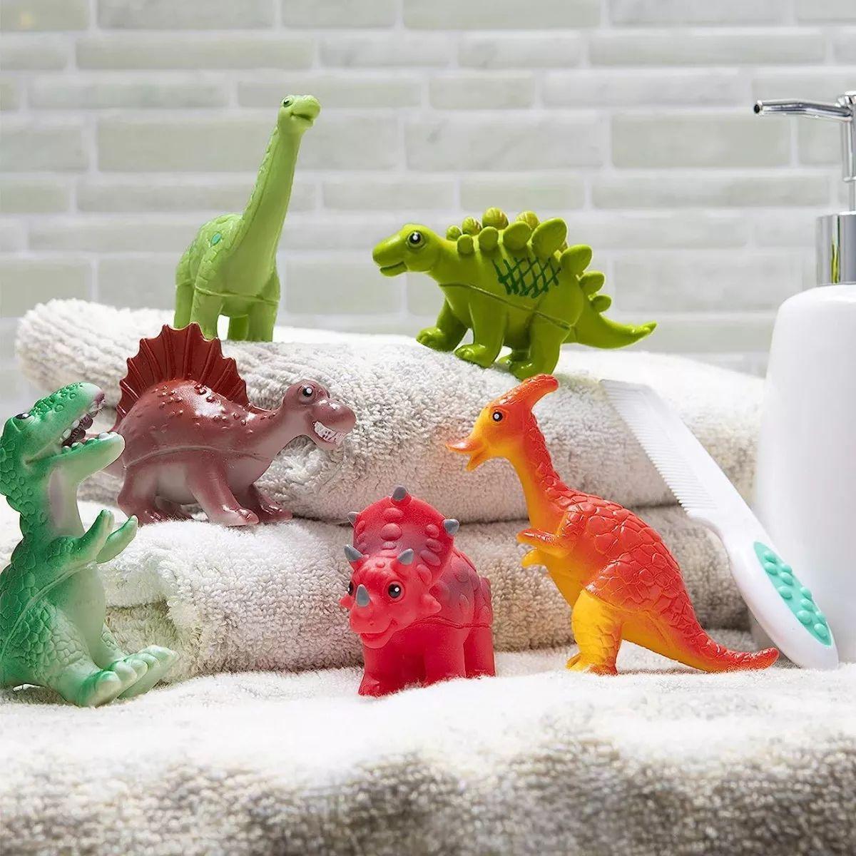 MINI DINOSAURIOS CARICATURA DE GOMA FLEXIBLE - Imagen 7