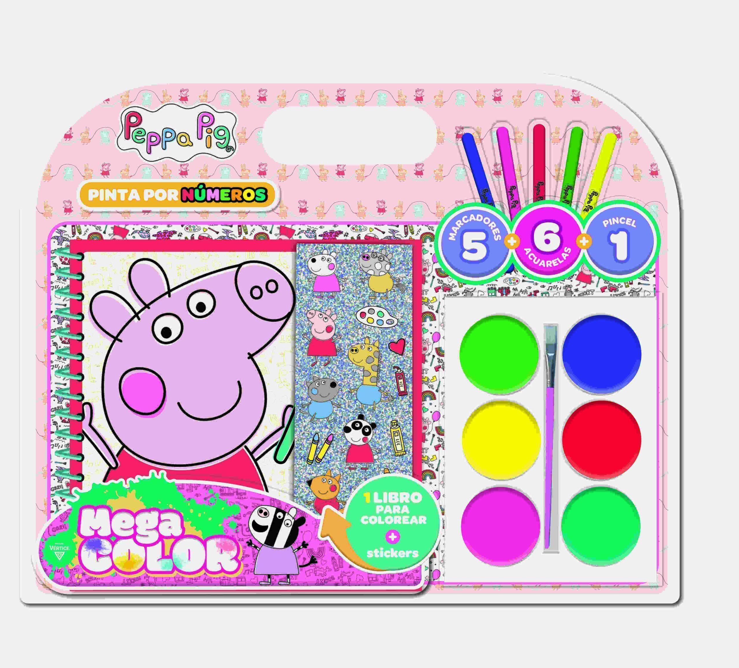 DOBLE BLISTER MEGA ACUARELAS "PEPPA PIG"