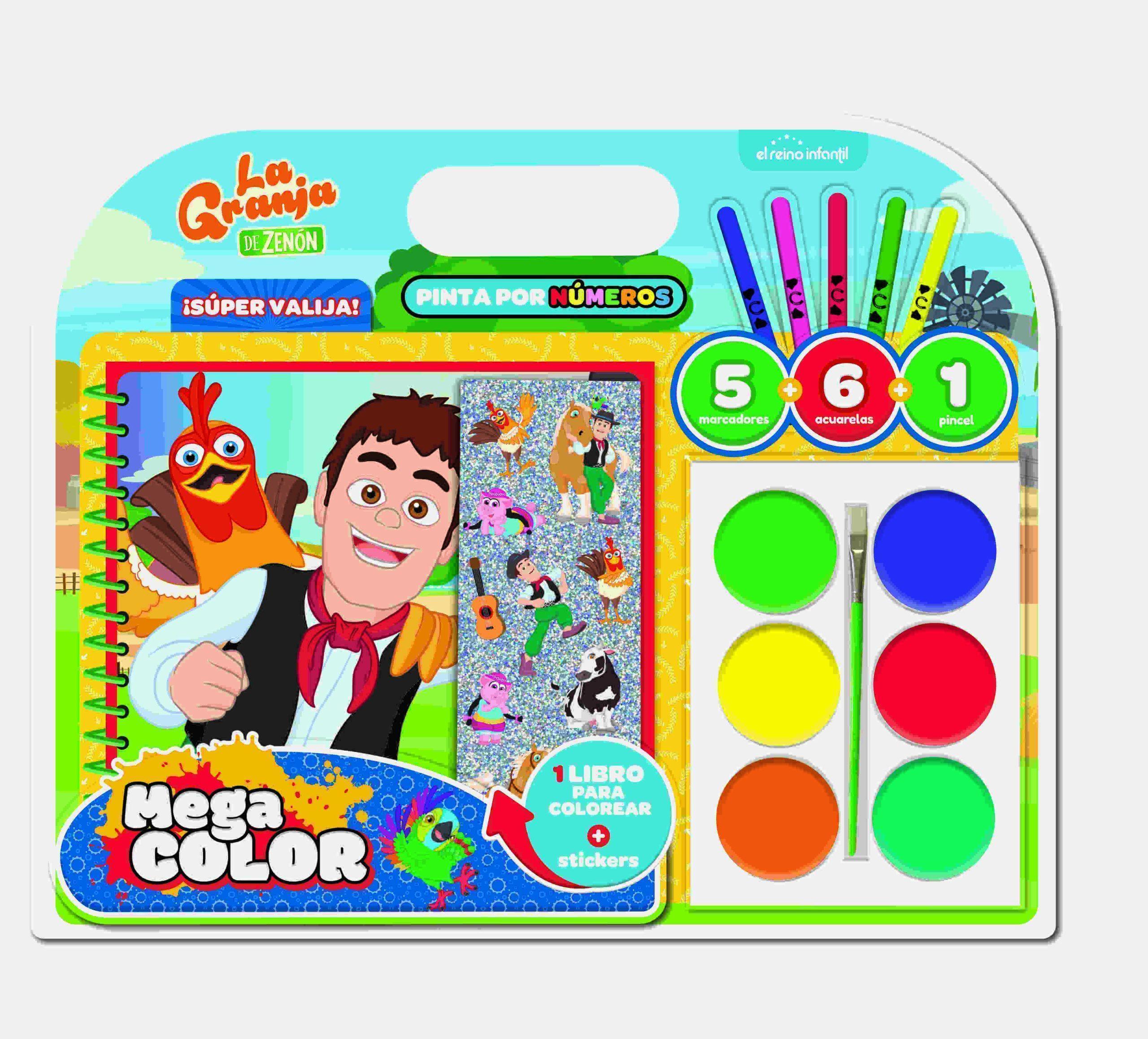 DOBLE BLISTER MEGA ACUARELAS "LA GRANJA DE ZENON"