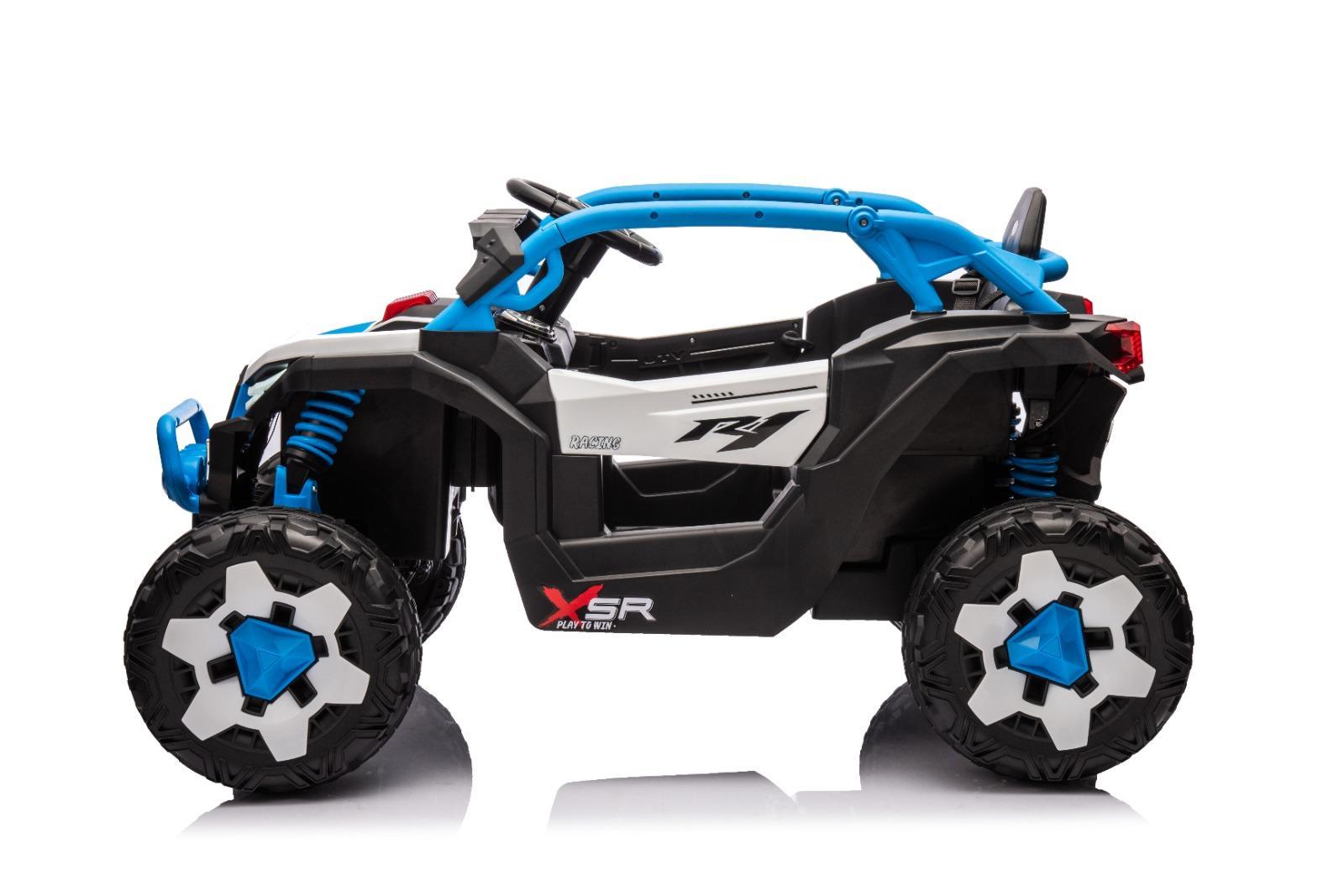 VEHICULO TIPO ARENERO A BATERIA AZUL - Imagen 4