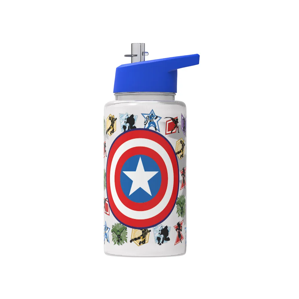 BOTELLA STRAW TOP 500 ml. "AVENGERS"