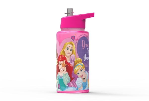 BOTELLA STRAW TOP 500 ml. "PRINCESAS"