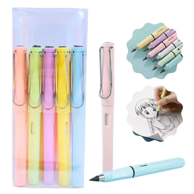 PACK x 12 LAPICES NEGRO INFINITO COLORES PASTEL CON GOMA - Imagen 3