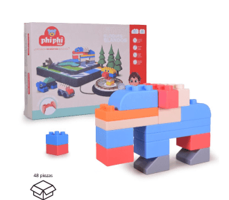 BLOQUES SOFT x 48 PIEZAS