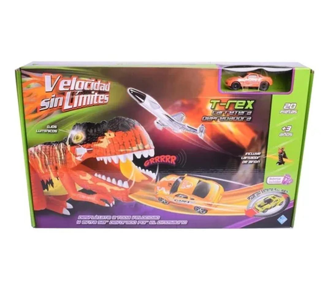 PISTA DE AUTOS DINOSAURIO
