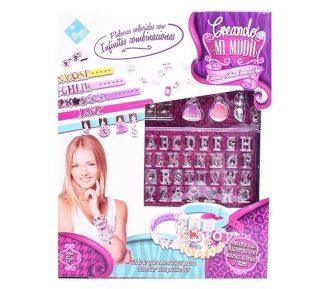 SET PARA CREAR PULSERAS LETRAS ICONOS Y DIJES