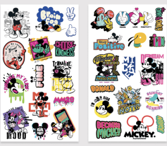 STICKERS PARA BOTELLAS / TERMOS "MICKEY"