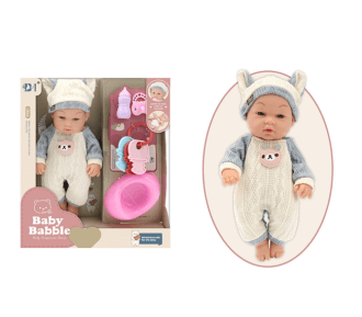 BEBOTE 34 cm. VAMOS A JUGAR "BABY BABBLE"