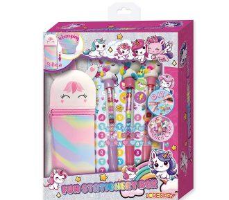 SET CON CARTUCHERA UNICORNIO