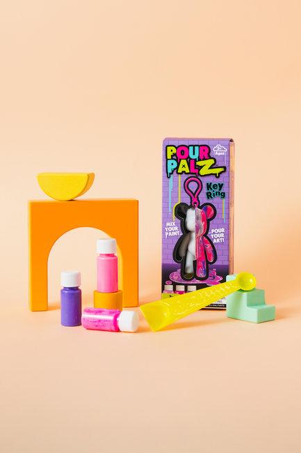 LLAVERO MINI OSITO PARA PINTAR 8 cm. - Imagen 4