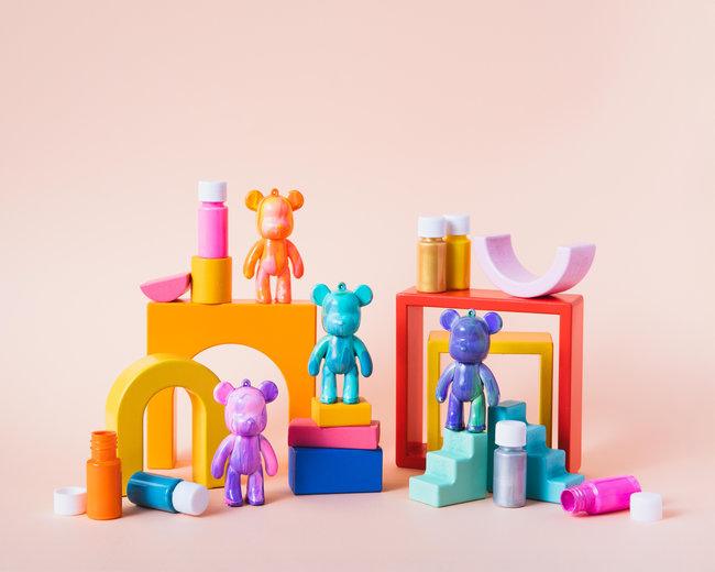 LLAVERO MINI OSITO PARA PINTAR 8 cm. - Imagen 5