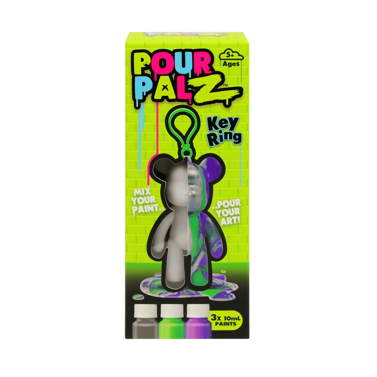 LLAVERO MINI OSITO PARA PINTAR 8 cm. - Imagen 8
