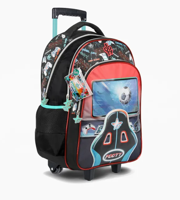 MOCHILA CON CARRO 18″ LINEA FUTBOL "FOOTY"