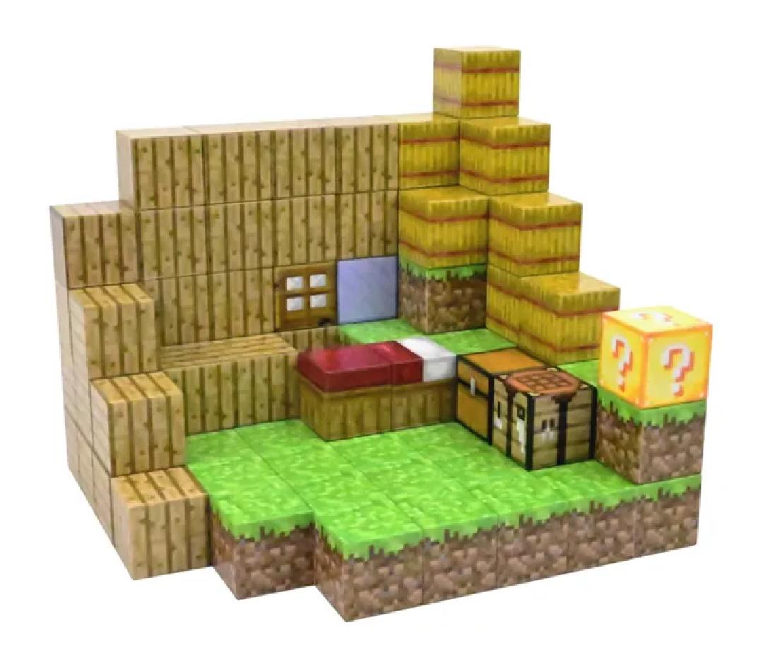SET MINI CUBOS MAGNETICOS MINECRAFT 100 PIEZAS “EL RANCHO”