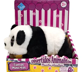 PELUCHE 15 cm. OSITO PANDA QUE CAMINA