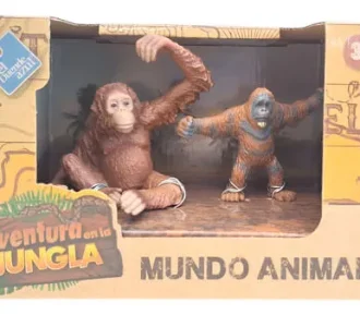 SET x 2 MINI MONOS DE GOMA RIGIDA