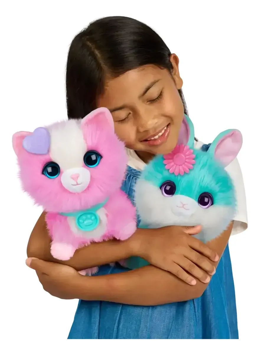 PELUCHE ROSA SORPRESA 22 cm. LAVA Y DESCUBRE "SCRUFF-A-LUVS" - Imagen 6