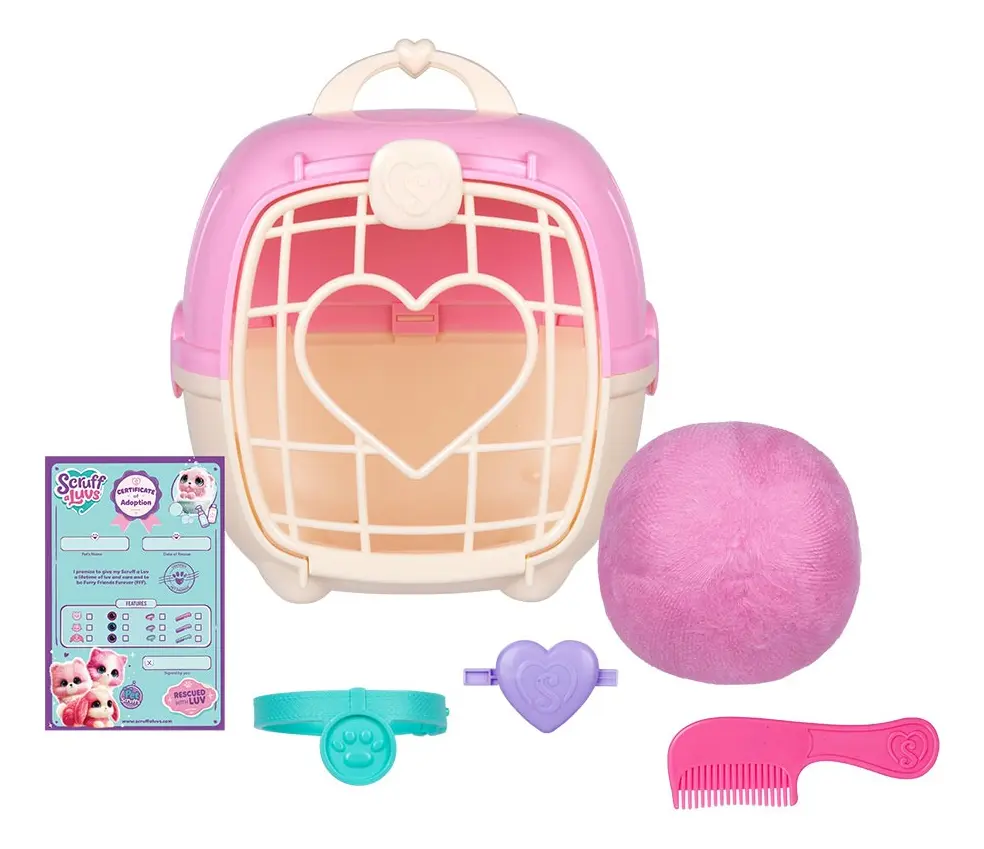 PELUCHE ROSA SORPRESA 22 cm. LAVA Y DESCUBRE "SCRUFF-A-LUVS" - Imagen 5
