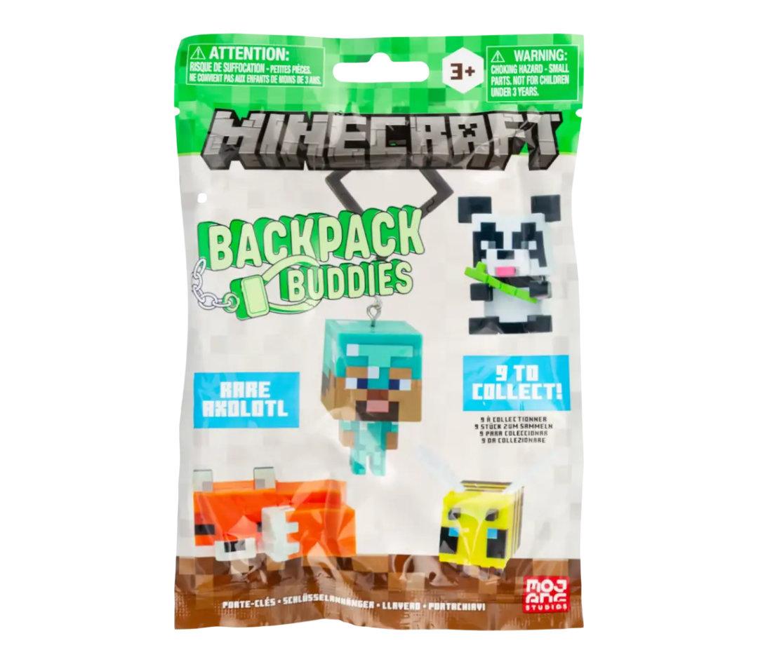 SOBRE CON MINI FIGURA LLAVERO SORPRESA "MINECRAFT"