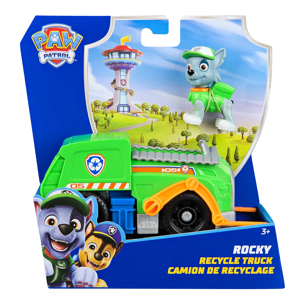 CAMION DE RECICLAJE ROCKY "PAW PATROL"