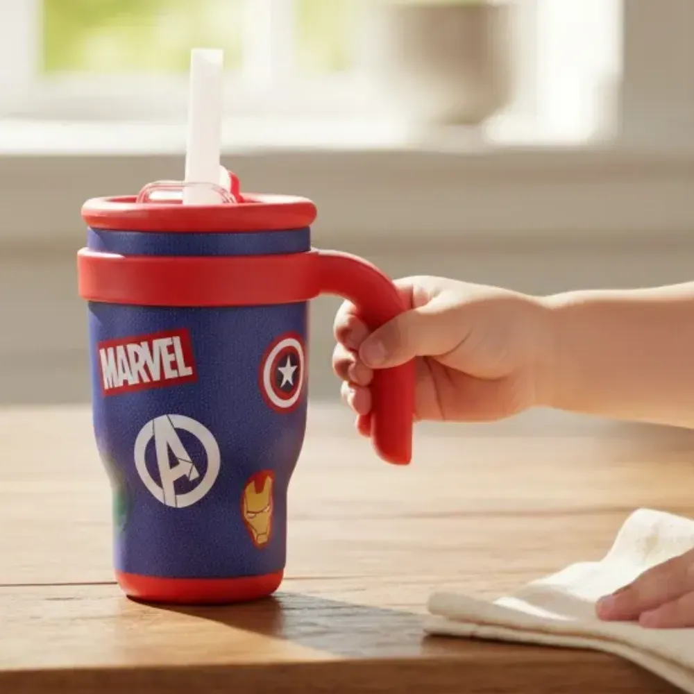 VASO TERMICO 400 ml. ACERO INOXIDABLE "AVENGERS" - Imagen 4