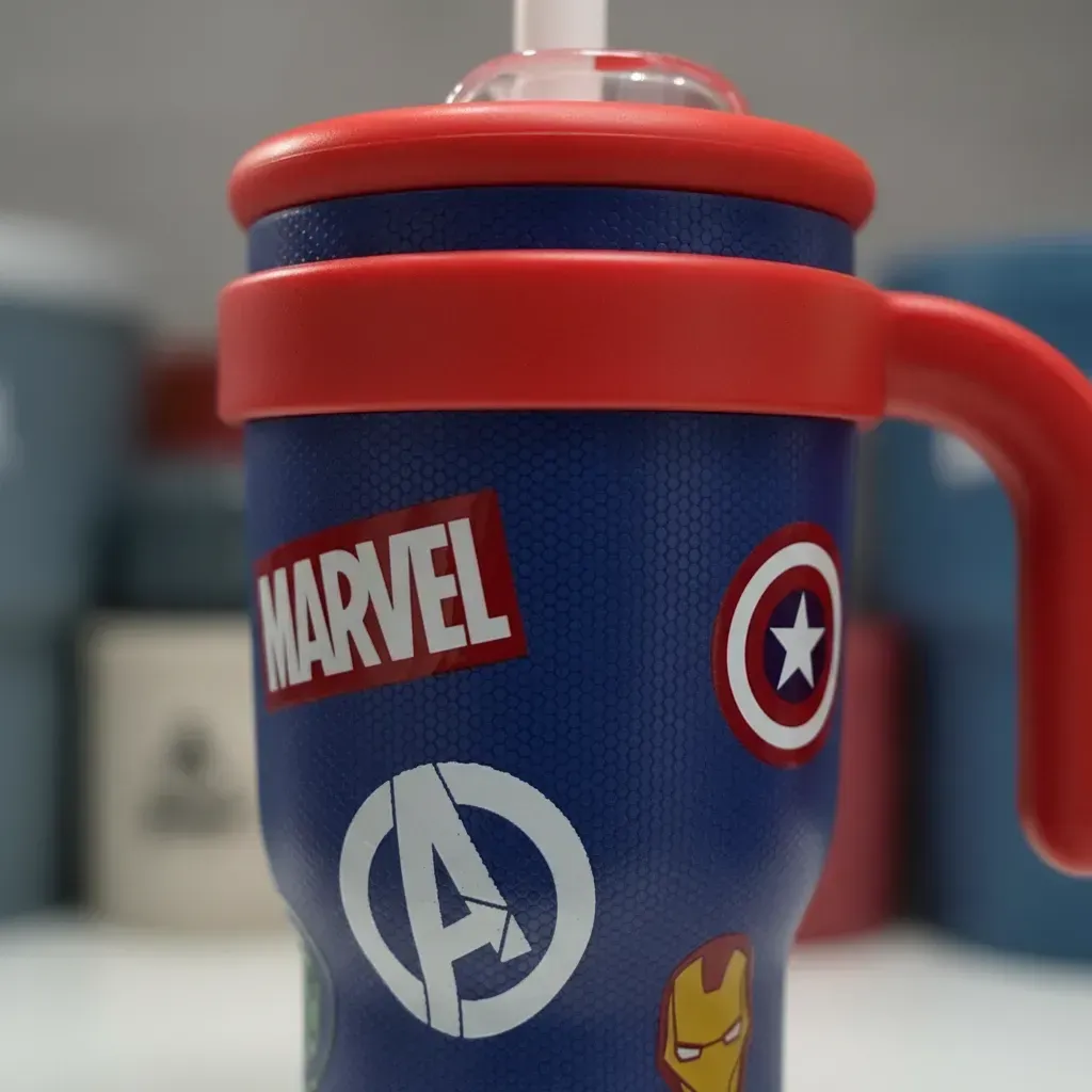 VASO TERMICO 400 ml. ACERO INOXIDABLE "AVENGERS" - Imagen 3