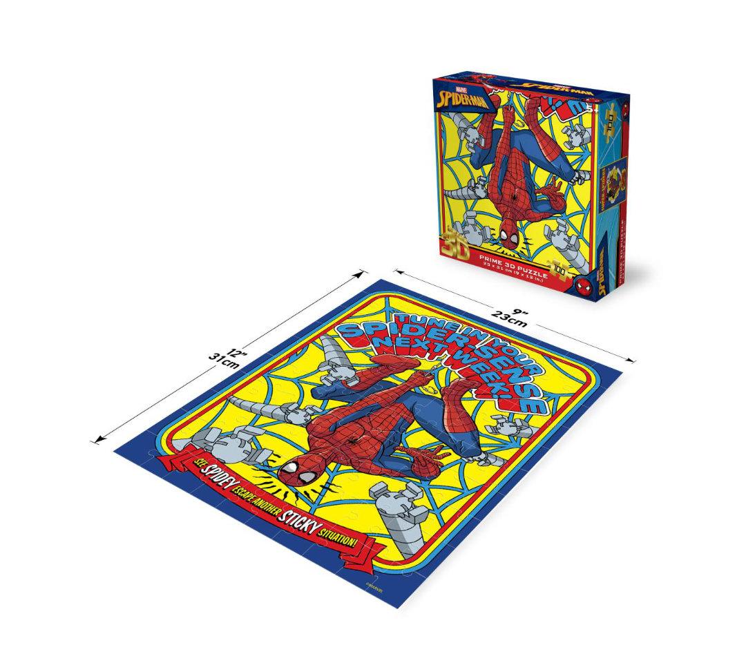 ROMPECABEZAS 3D LENTICULAR x 100 PIEZAS "SPIDERMAN"