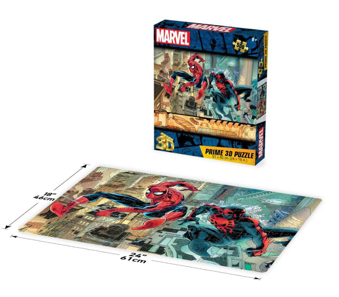 ROMPECABEZAS 3D LENTICULAR x 500 PIEZAS "SPIDERMAN"