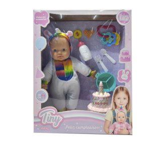 BEBOTE "TINY" 39 cm. FELIZ CUMPLEAÑOS