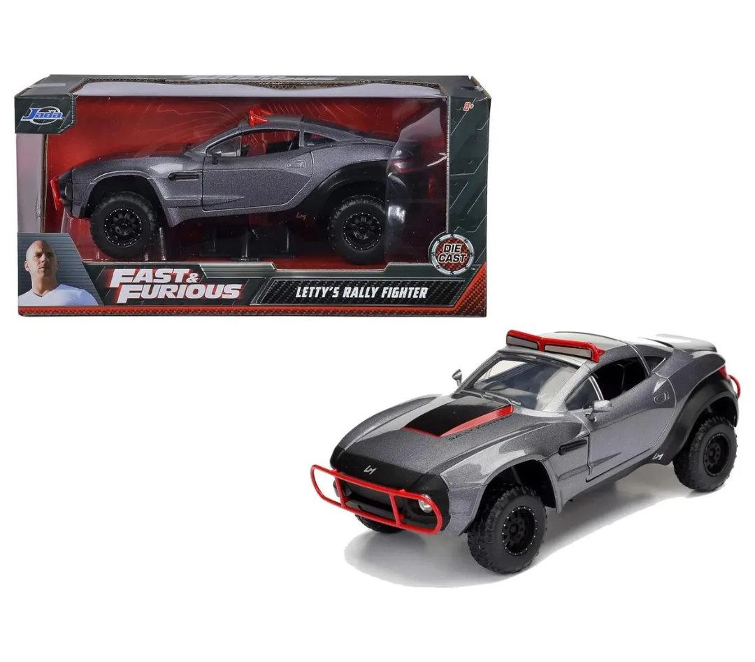AUTO METALICO ESCALA 1:24 RALLY FIGHTER GRIS "RAPIDOS Y FURIOSOS"