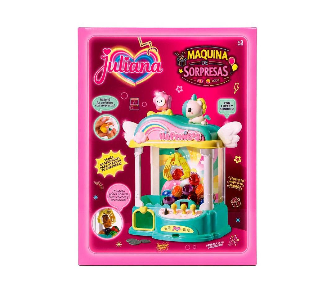 MINI MAQUINA ATRAPA SORPRESAS "JULIANA"