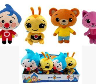 PELUCHE MUSICAL 20 cm. "PLIM PLIM" Y AMIGOS