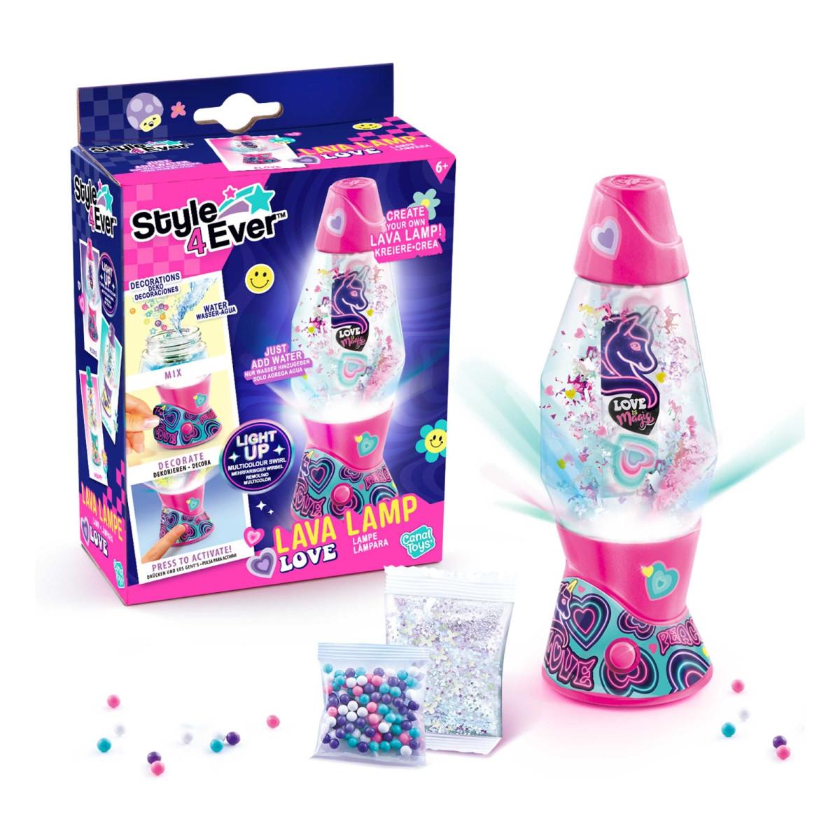 MINI LAMPARA DE LAVA PARA ARMAR CON LUZ “STYLE 4 EVER”