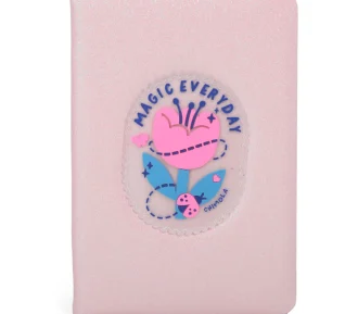 LIBRETA A5 TAPA TULIPAN ROSA "CHIMOLA"