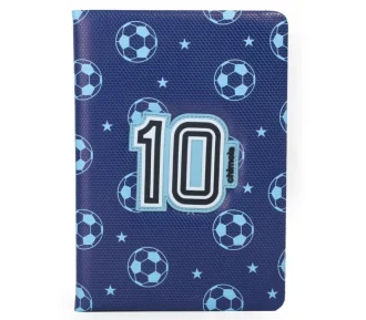 LIBRETA A5 TAPA FUTBOL AZUL "CHIMOLA"