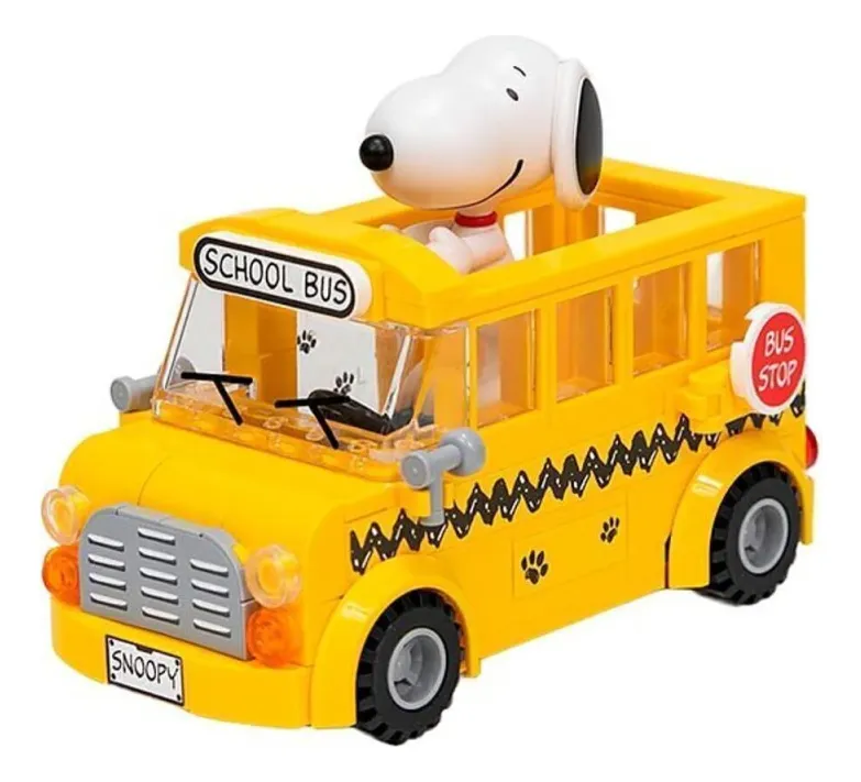 SET DE CONSTRUCCION "BUS ESCOLAR SNOOPY" - Imagen 2
