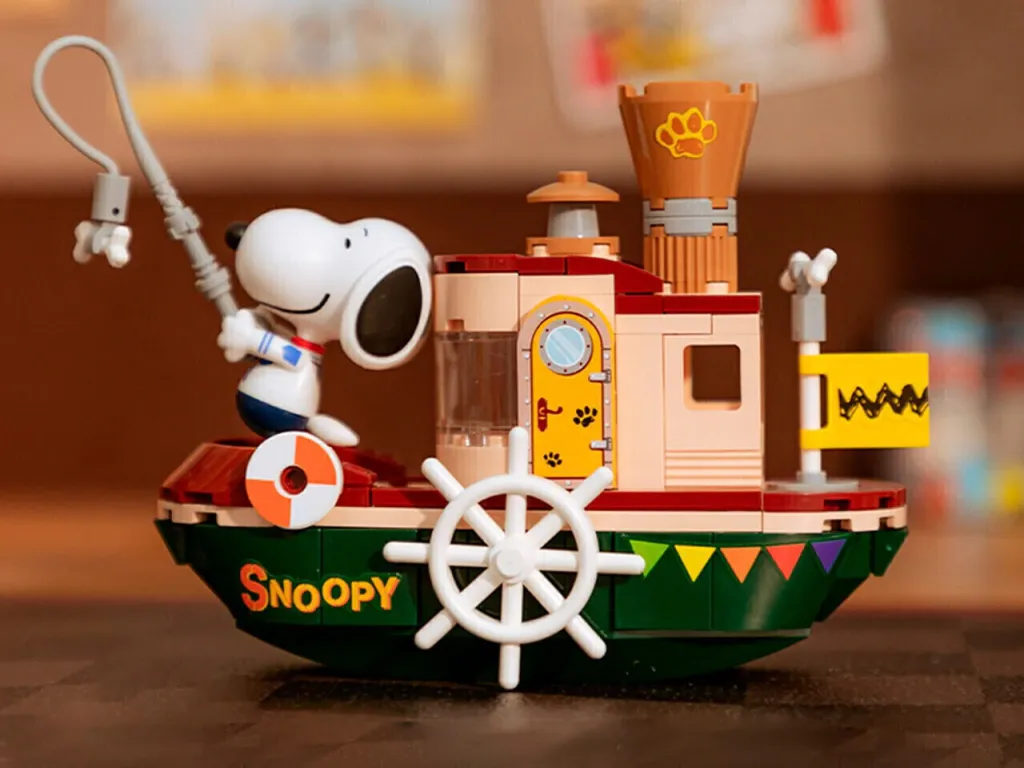 SET DE CONSTRUCCION "BARCO A VAPOR SNOOPY" - Imagen 2