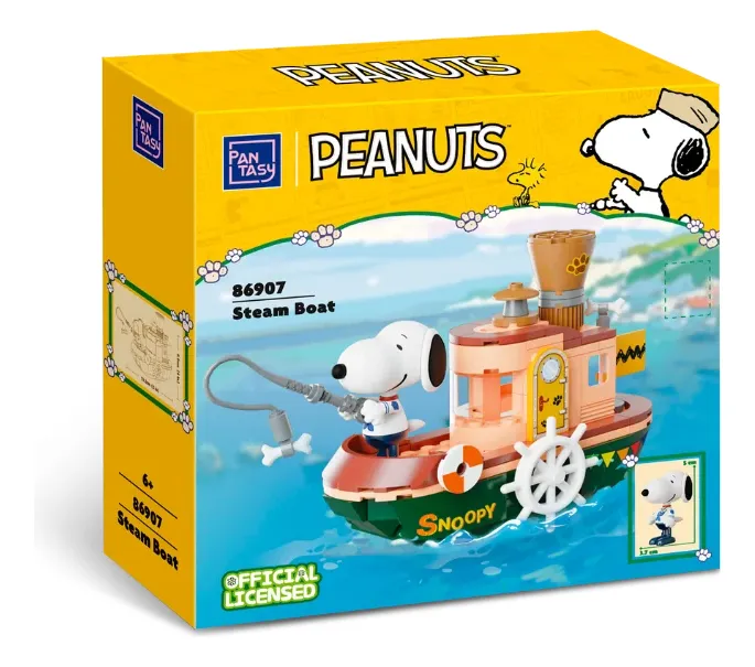 SET DE CONSTRUCCION "BARCO A VAPOR SNOOPY" - Imagen 10