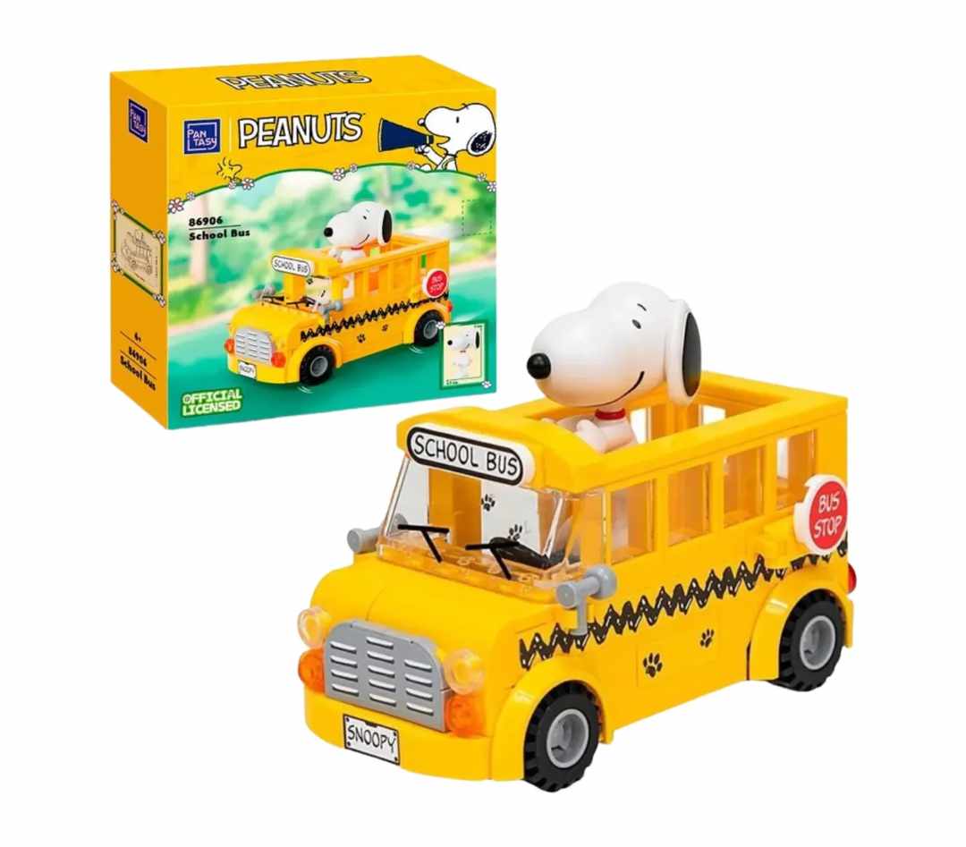SET DE CONSTRUCCION "BUS ESCOLAR SNOOPY"