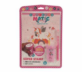 DISPENSER DE STICKERS LINEA STICKERS MATIC "UNICORNIO"