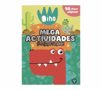 LIBRO PARA COLOREAR LINEA MEGA ACTIVIDADES "DINOSAURIO"