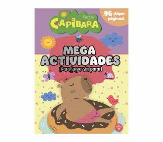 LIBRO PARA COLOREAR LINEA MEGA ACTIVIDADES "CAPIBARA"