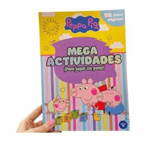 LIBRO PARA COLOREAR LINEA MEGA ACTIVIDADES "PEPPA PIG"
